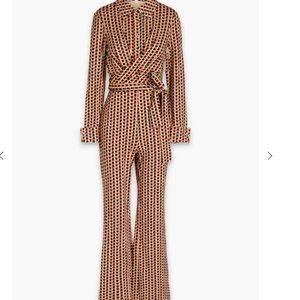 DVF Michele Belted Jumpsuit NWT